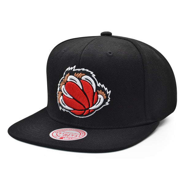 Vancouver Grizzlies Mitchell & Ness THE CLAW Snapback Hat - Black/Red