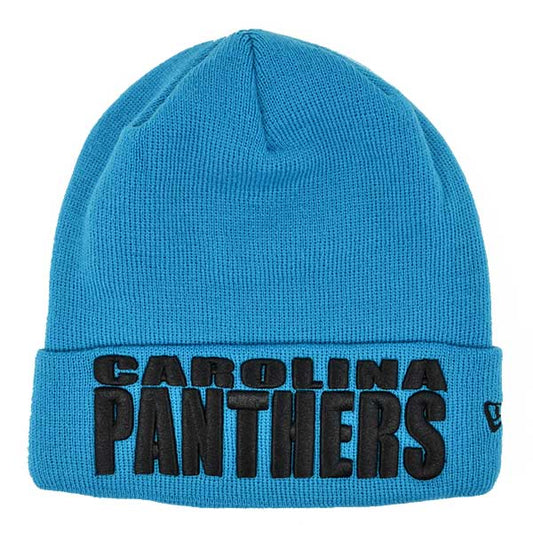Carolina Panthers TEAM FROST KNIT Cuffed NFL Hat