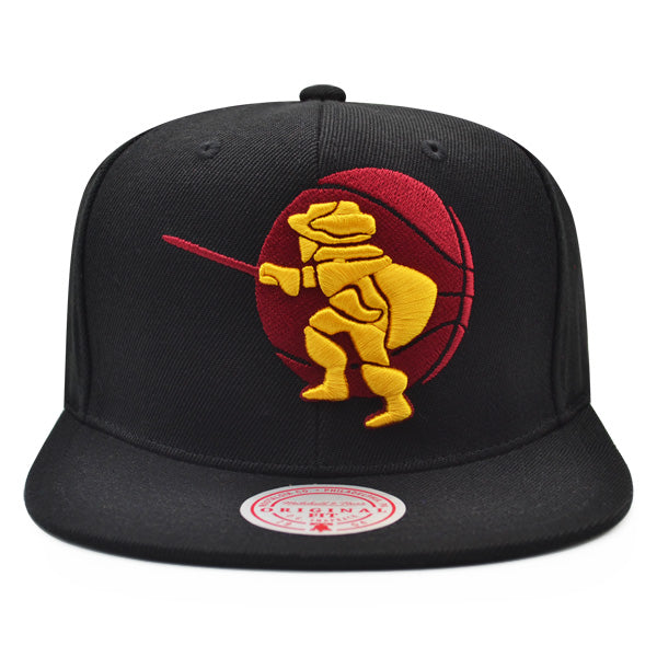 Cleveland Cavaliers Mitchell & Ness LOGO REMIX Snapback NBA Hat - Black
