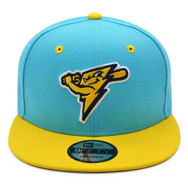 Trenton Thunder (TRUENO) New Era Copa de la Diversion (FUN CUP) 9FIFTY Snapback Hat - Teal/Yellow