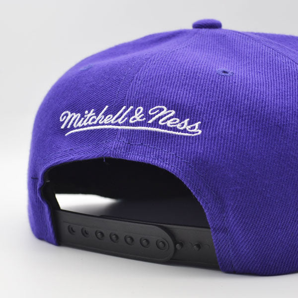 Charlotte Hornets Mitchell & Ness CLASSIC 2Tone Snapback Hat - Purple/Black
