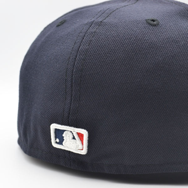Cleveland Guardians Exclusive New Era 59Fifty Fitted Hat – Navy/Black/Red