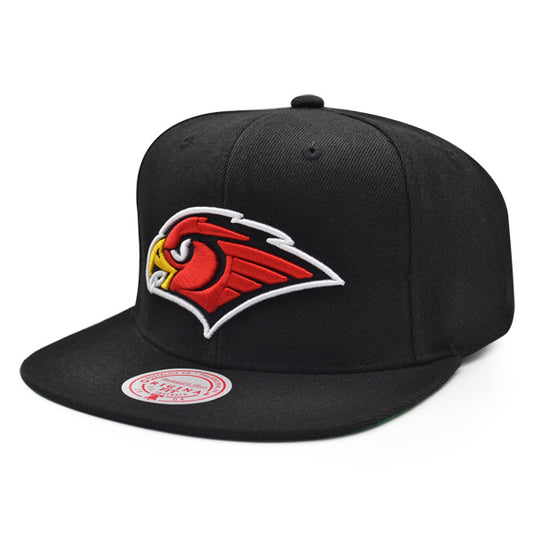 Atlanta Hawks NBA Mitchell & Ness ANGRY BIRD Snapback Hat - Black/Red