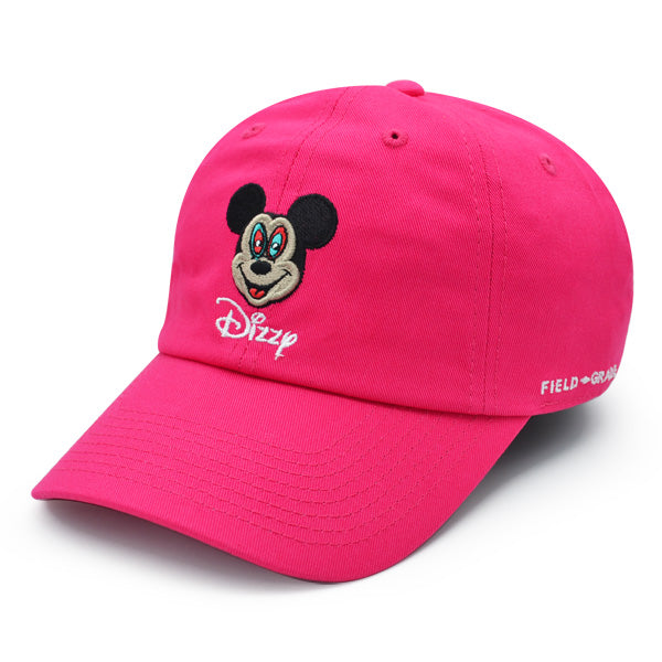 Field Grade DIZZY Strapback Adjustable Hat - Hyper Pink