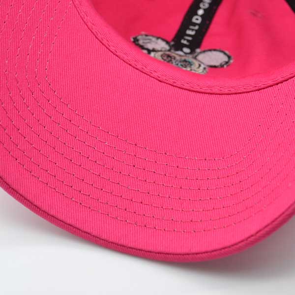 Field Grade DIZZY Strapback Adjustable Hat - Hyper Pink