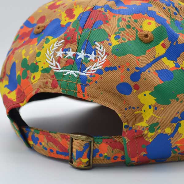 Field Grade RUTHLESS Strapback Adjustable Hat - Wheat Splatter