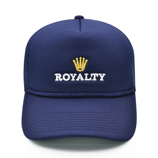 Field Grade ROYALTY Foam Trucker Snapback Adjustable Hat - Navy/Gold