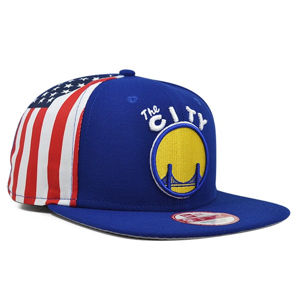 Golden State Warriors FLAG SIDE SNAPBACK 9Fifty New Era MLB Hat