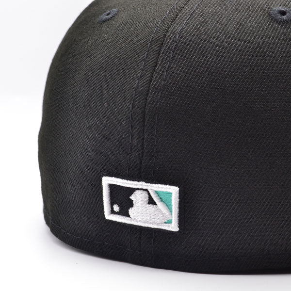 Washington Nationals DC CITY FLAG Exclusive New Era 59Fifty Fitted Hat - Black/Mint Bottom
