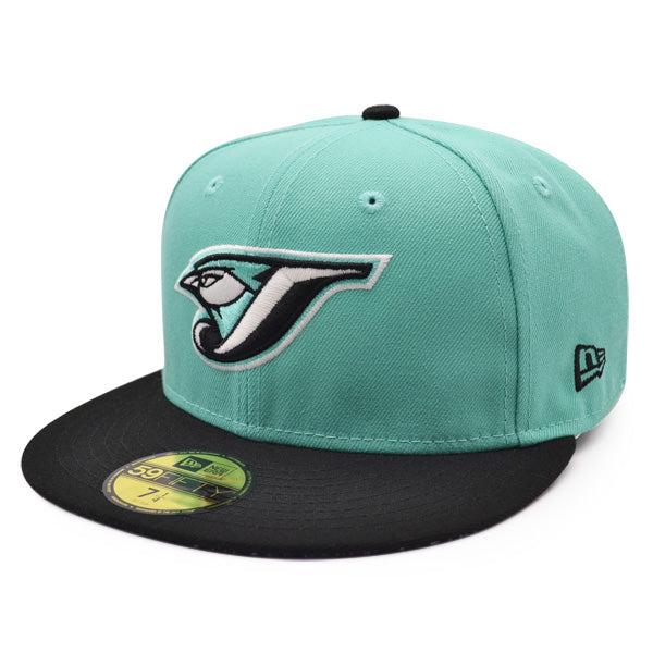 Toronto Blue Jays 30th Anniversary Exclusive New Era 59Fifty Fitted Hat - Mint/Black/Paisley Bottom