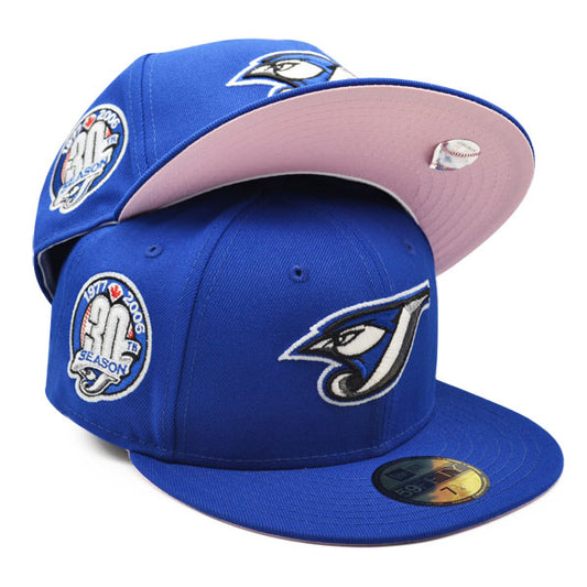 Toronto Blue Jays 30th Anniversary Exclusive New Era 59Fifty Fitted Hat - Royal/Pink Bottom