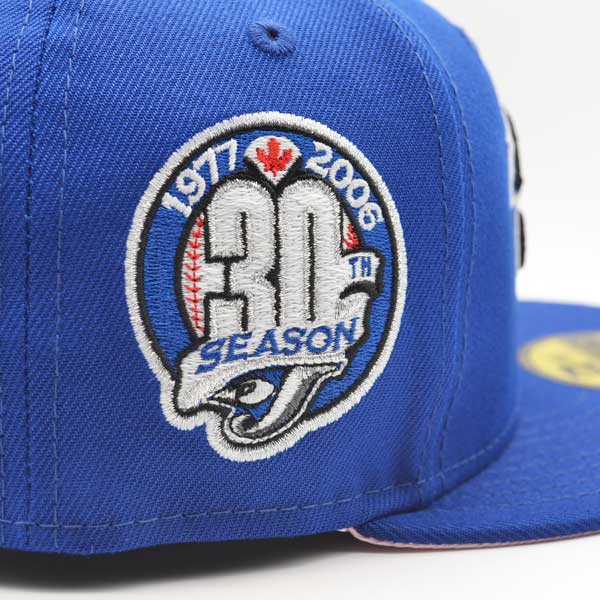 Toronto Blue Jays 30th Anniversary Exclusive New Era 59Fifty Fitted Hat - Royal/Pink Bottom