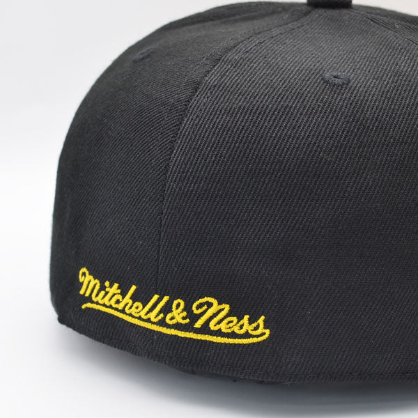 Denver Nuggets Mitchell & Ness RELOAD Fitted HWC Hat - Black/Yellow