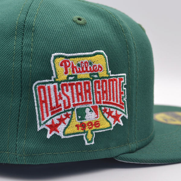 Philadelphia Phillies 1996 ALL-STAR GAME Exclusive New Era 59Fifty Fitted Hat – Emerald Green/Moonbeam