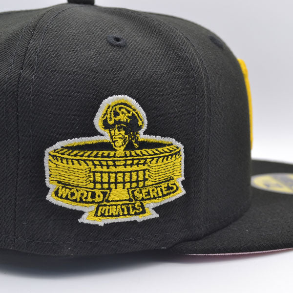 Pittsburgh Pirates 1971 WORLD SERIES Exclusive New Era 59Fifty Fitted Hat – Black/Pink Bottom