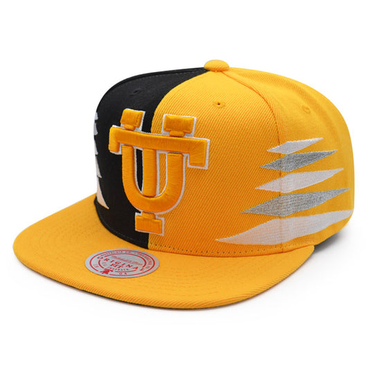 Tennessee Volunteers Mitchell & Ness DIAMOND CUT Snapback NCAA Hat- Burnt Orange/Black