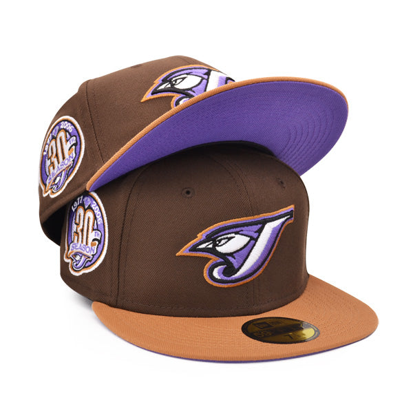 Toronto Blue Jays 30th Anniversary Exclusive New Era 59Fifty Fitted Hat – Walnut/Bronze/Purple