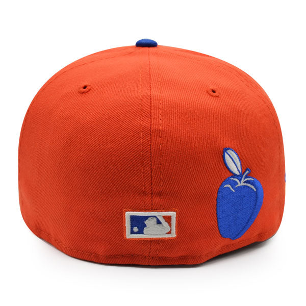 New York Mets 1986 WORLD SERIES Exclusive New Era 59Fifty Fitted Hat – Orange/Royal/Sky Bottom