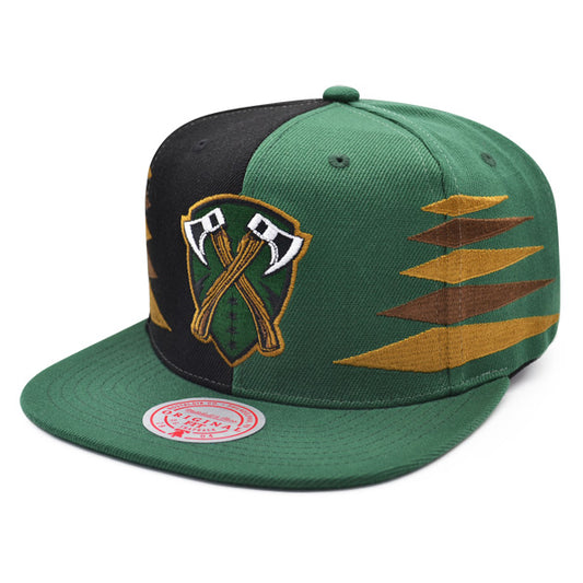 Chicago Huntsmen ESPORTS Mitchell & Ness DIAMOND CUT Snapback Hat- Green/Black