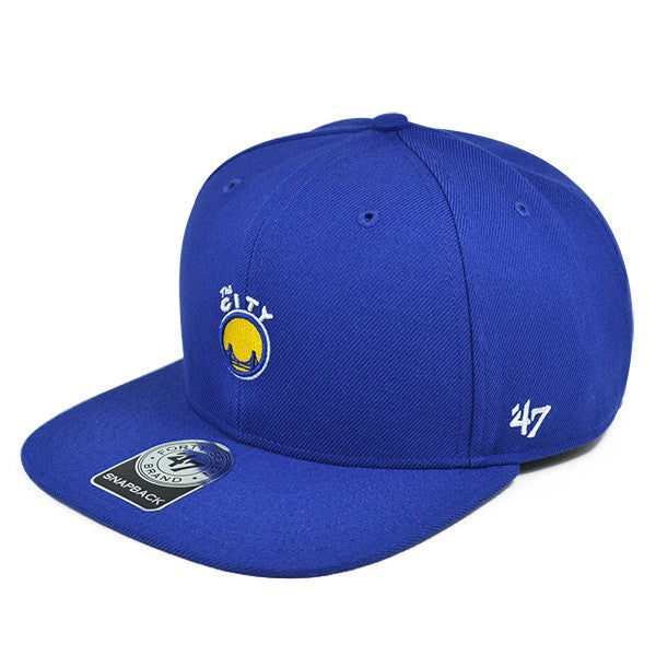 Golden State Warriors CENTERFIELD 47 Captain Snapback NBA Hat