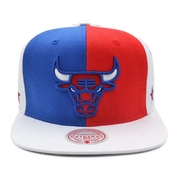 Chicago Bulls 1988 ALL-STAR GAME Mitchell & Ness Snapback Hat - White/Red/Royal