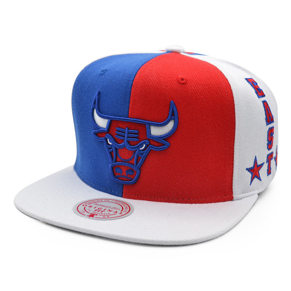 Chicago Bulls 1988 ALL-STAR GAME Mitchell & Ness Snapback Hat - White/Red/Royal