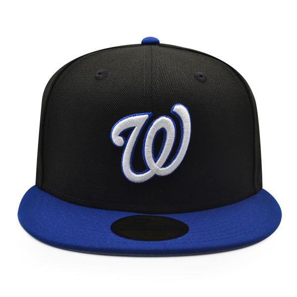 Washington Nationals 2008 INAUGURATION SEASON Exclusive New Era 59Fifty Fitted Hat – Black/Royal