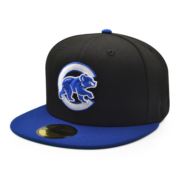 Chicago Cubs 100 Years Exclusive New Era 59Fifty Fitted Hat – Black/Royal