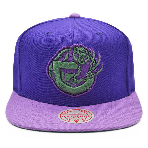 Vancouver Grizzlies Mitchell & Ness NBA PURPLE HAZE Snapback Hat - Purple/Green