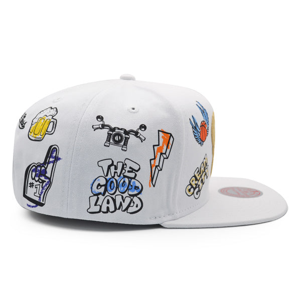 Milwaukee Bucks Mitchell & Ness HAND DRAWN Snapback Hat