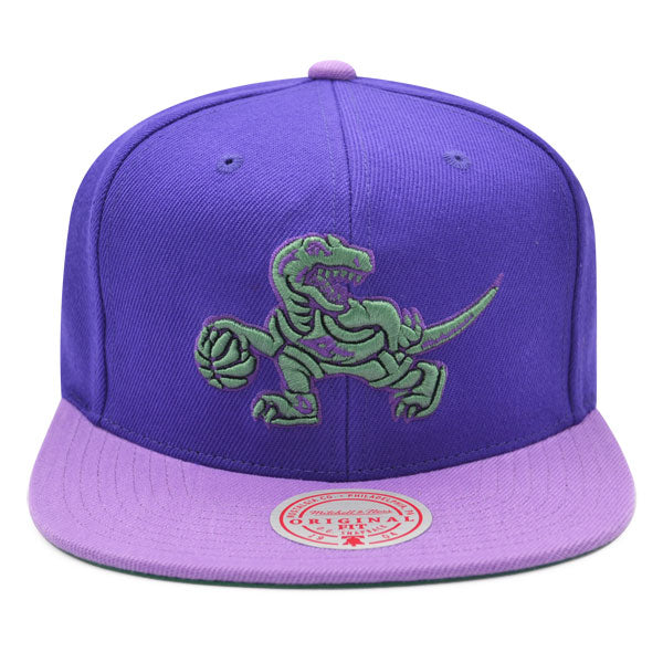 Toronto Raptors Mitchell & Ness NBA PURPLE HAZE Snapback Hat - Purple/Green