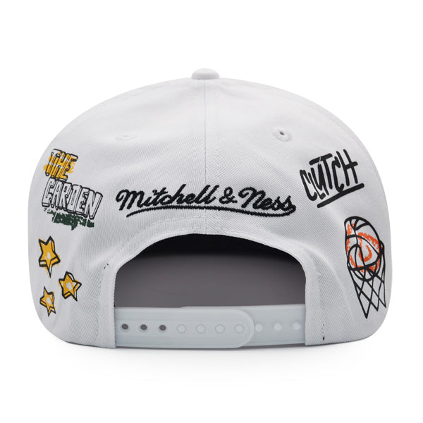 Boston Celtics Mitchell & Ness HAND DRAWN Snapback Hat