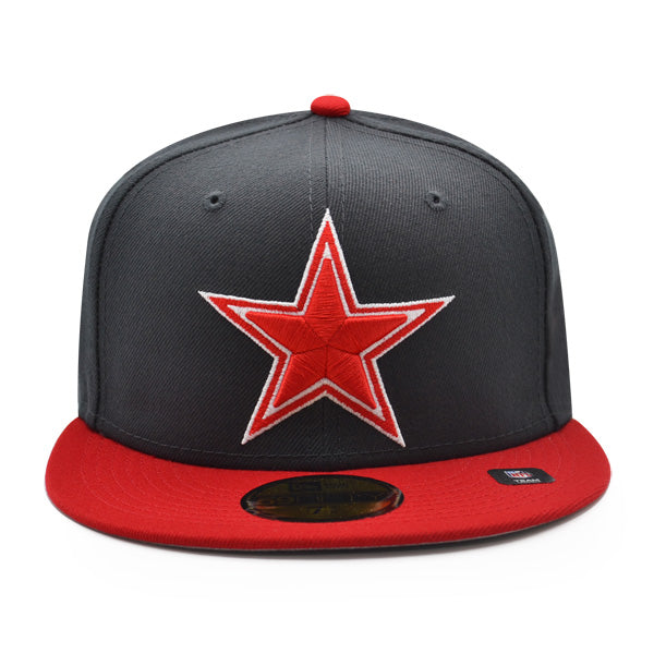 Dallas Cowboys DA CLUB Exclusive New Era 59FIFTY Fitted NFL Hat -Charcoal/Red