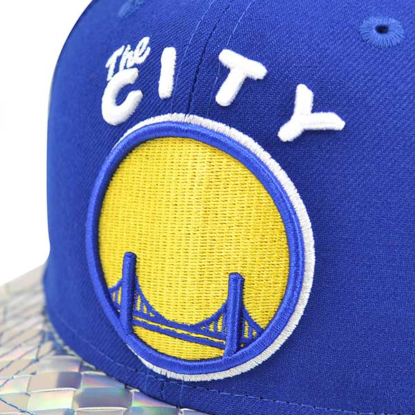 Golden State Warriors METALLIC WEAVE SNAPBACK 9Fifty New Era NBA Hat