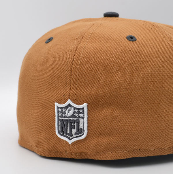 Dallas Cowboys BRONZE WAY Exclusive New Era 59FIFTY Fitted NFL Hat -Bronze/Charcoal