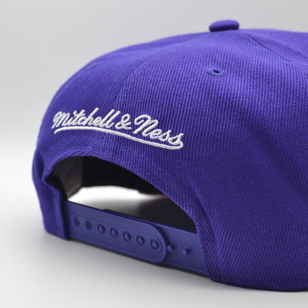 Los Angeles Lakers Mitchell & Ness ALL LOVE Snapback Hat - Purple/Pink Bottom