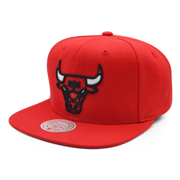 Chicago Bulls Mitchell & Ness ALL LOVE Snapback Hat - Red/Pink Bottom