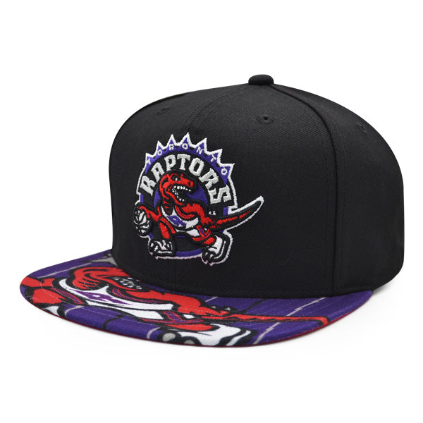 Toronto Raptors Mitchell & Ness SWINGMAN POP Snapback Hat - Black