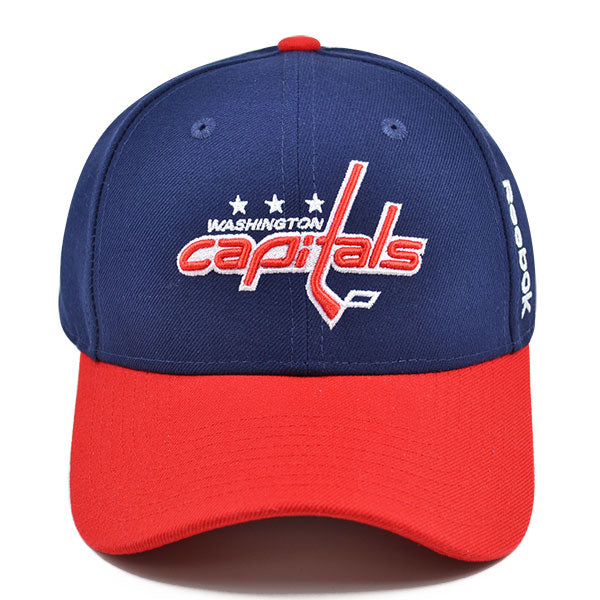 Washington Capitals Structured Team Curved Velcro Strap Reebok NHL Hat