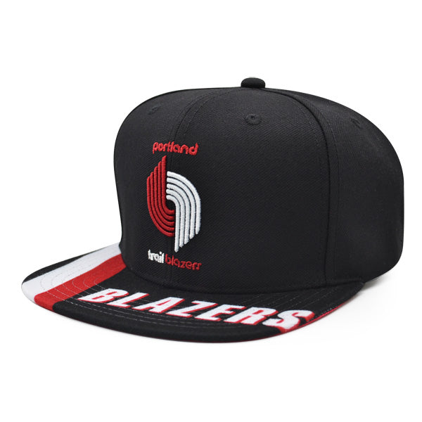 Portland Trailblazers Mitchell & Ness SWINGMAN POP Snapback Hat - Black