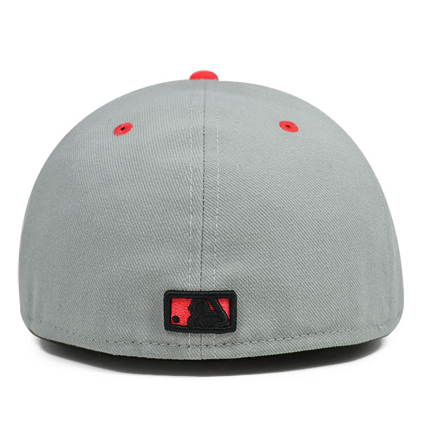 Washington Nationals CUSTOM Gray/Lava Red FITTED 59Fifty New Era MLB Hat