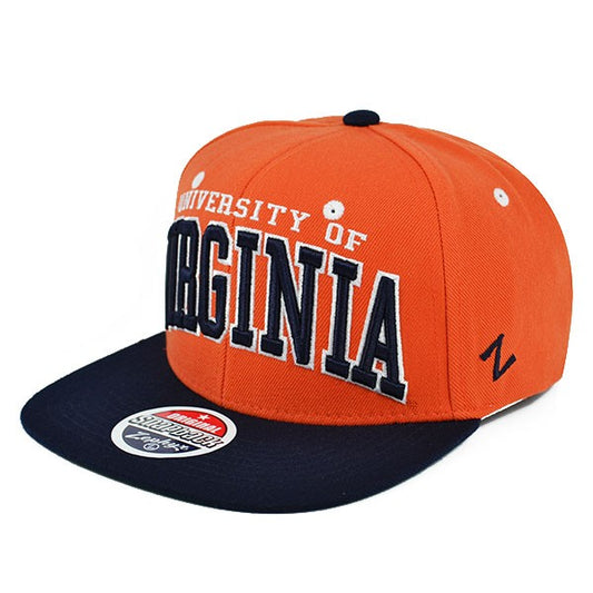 Virginia Cavaliers SUPERSTAR Orange/Navy SNAPBACK Zephyr NCAA Hat
