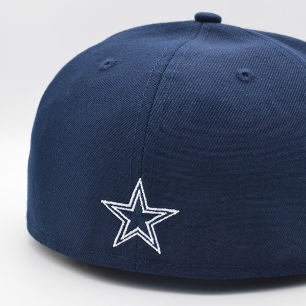 Dallas Cowboys SPLATTER Exclusive New Era 59Fifty Fitted Hat - Navy/Gray UV