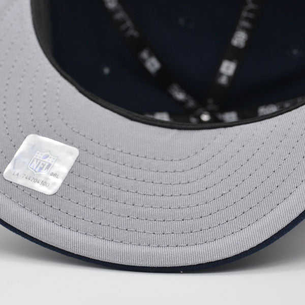 Dallas Cowboys SPLATTER Exclusive New Era 59Fifty Fitted Hat - Navy/Gray UV