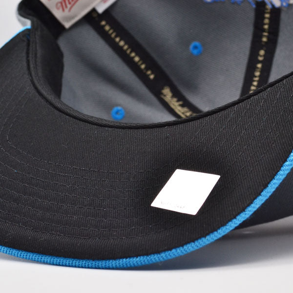 Orlando Magic Mitchell & Ness RELOAD Snapback NBA Hat - Gray/Blue/Black Bottom