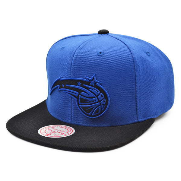 Orlando Magic Mitchell & Ness RELOAD Snapback NBA Hat - Royal/Black/Gray Bottom