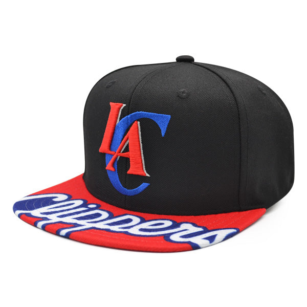 Los Angeles Clippers Mitchell & Ness SWINGMAN POP Snapback Hat - Black