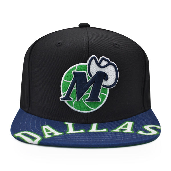 Dallas Mavericks Mitchell & Ness SWINGMAN POP Snapback Hat - Black