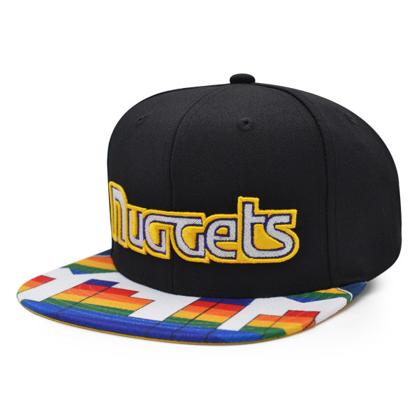 Denver Nuggets Mitchell & Ness SWINGMAN POP Snapback Hat - Black