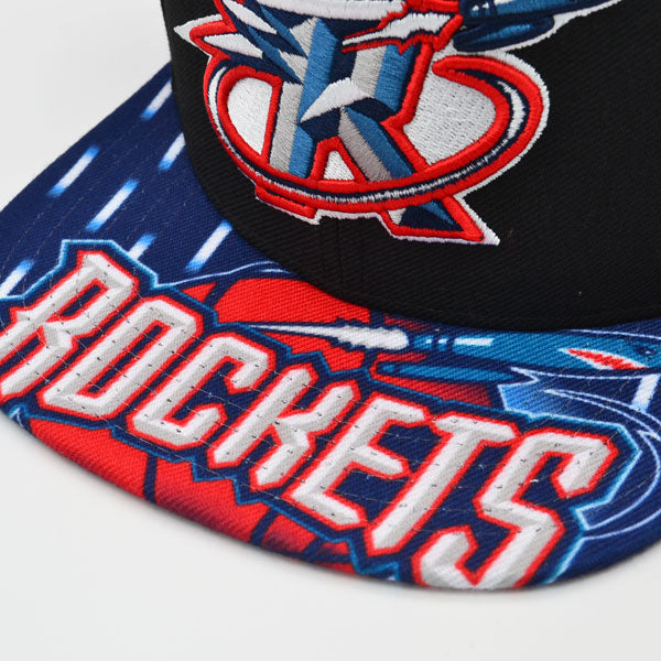 Houston Rockets Mitchell & Ness SWINGMAN POP Snapback Hat - Black